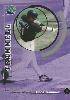 2000 Verizon Tampa Bay Devil Rays #NNO Bubba Trammell Front