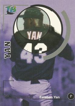 2000 Verizon Tampa Bay Devil Rays #NNO Esteban Yan Front