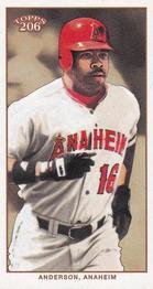 2002 Topps 206 - Sweet Caporal Red #324 Garret Anderson Front