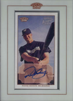 2002 Topps 206 - Autographs #TA-RS Richie Sexson Front
