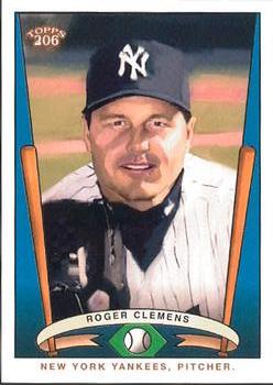 2002 Topps 206 - Team 206 (Series 1) #T206-12 Roger Clemens Front