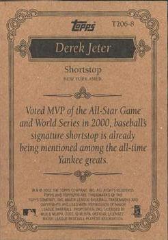 2002 Topps 206 - Team 206 (Series 1) #T206-8 Derek Jeter Back