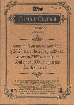 2002 Topps 206 - Team 206 (Series 2) #T206-19 Cristian Guzman Back