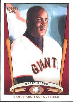 2002 Topps 206 - Team 206 (Series 3) #T206-29 Barry Bonds Front