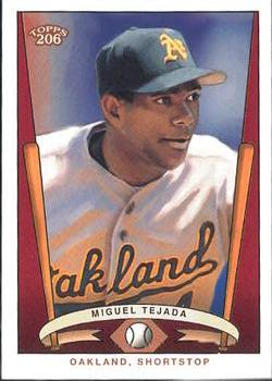 2002 Topps 206 - Team 206 (Series 3) #T206-30 Miguel Tejada Front