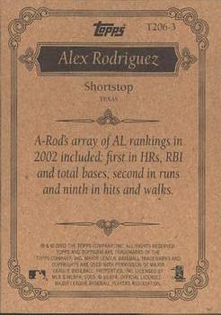 2002 Topps 206 - Team 206 (Series 3) #T206-3 Alex Rodriguez Back
