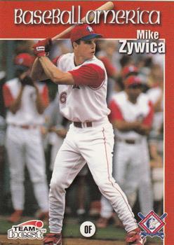 1999 Team Best Baseball America #100 Mike Zywica Front