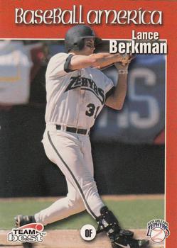 1999 Team Best Baseball America #14 Lance Berkman Front