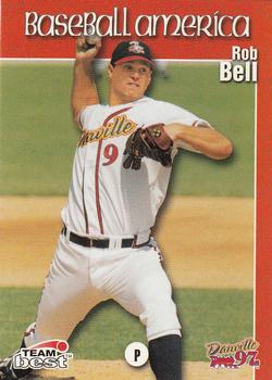 1999 Team Best Baseball America #11 Rob Bell Front