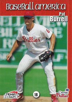 1999 Team Best Baseball America #18 Pat Burrell Front