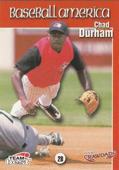 1999 Team Best Baseball America #39 Chad Durham Front