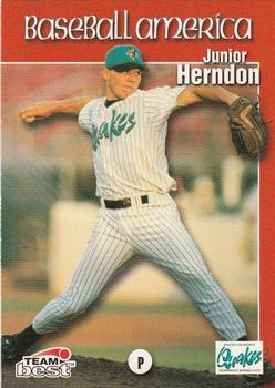 1999 Team Best Baseball America #52 Junior Herndon Front