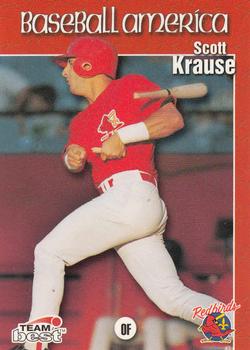 1999 Team Best Baseball America #58 Scott Krause Front