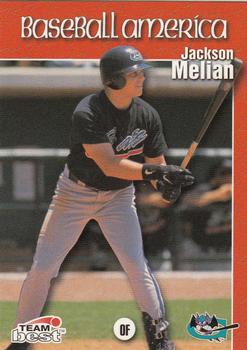 1999 Team Best Baseball America #67 Jackson Melian Front
