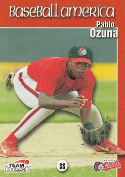 1999 Team Best Baseball America #72 Pablo Ozuna Front
