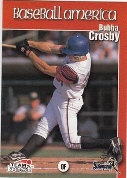 1999 Team Best Baseball America #28 Bubba Crosby Front