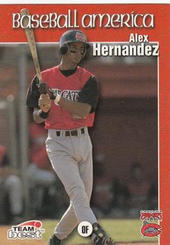 1999 Team Best Baseball America #51 Alex Hernandez Front