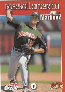 1999 Team Best Baseball America #62 Willie Martinez Front