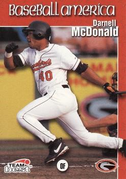 1999 Team Best Baseball America #64 Darnell McDonald Front