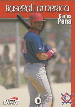 1999 Team Best Baseball America #77 Carlos Pena Front