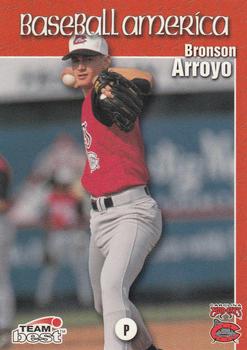 1999 Team Best Baseball America #7 Bronson Arroyo Front