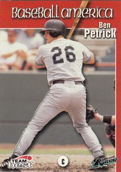 1999 Team Best Baseball America #81 Ben Petrick Front