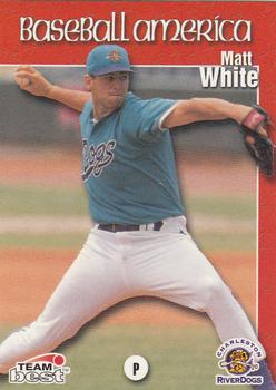 1999 Team Best Baseball America #95 Matt White Front
