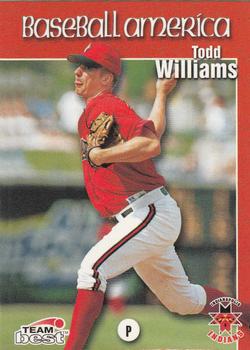 1999 Team Best Baseball America #96 Todd Williams Front