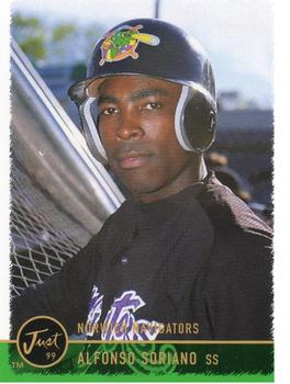 1999 Just #137 Alfonso Soriano Front