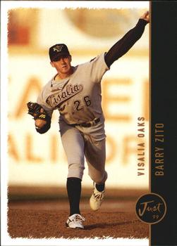 1999 Just #250 Barry Zito Front