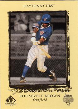 1999 SP Top Prospects #22 Roosevelt Brown Front