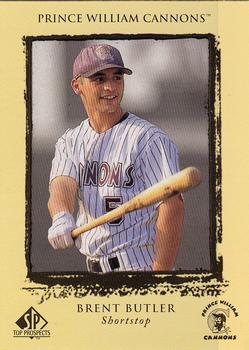 1999 SP Top Prospects #24 Brent Butler Front