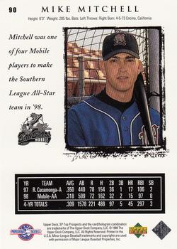 1999 SP Top Prospects #90 Mike Mitchell Back