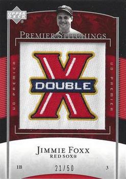 2007 Upper Deck Premier - Premier Stitchings #PS-27 Jimmie Foxx Front