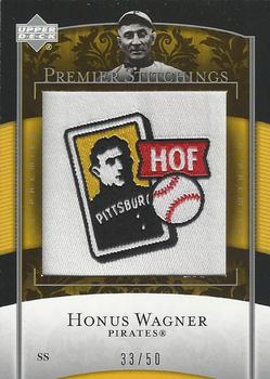 2007 Upper Deck Premier - Premier Stitchings #PS-42 Honus Wagner Front