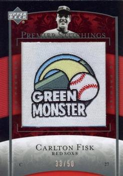 2007 Upper Deck Premier - Premier Stitchings #PS-57 Carlton Fisk Front