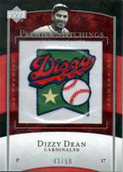 2007 Upper Deck Premier - Premier Stitchings #PS-46 Dizzy Dean Front
