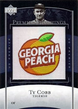 2007 Upper Deck Premier - Premier Stitchings #PS-4 Ty Cobb Front