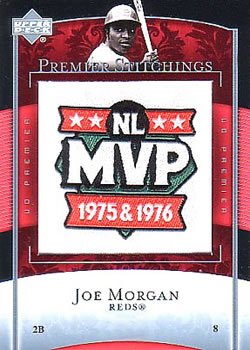 2007 Upper Deck Premier - Premier Stitchings #PS-58 Joe Morgan Front