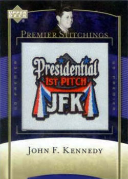 2007 Upper Deck Premier - Premier Stitchings #PS-99 John F. Kennedy Front