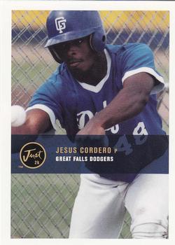 2000 Just #123 Jesus Cordero Front