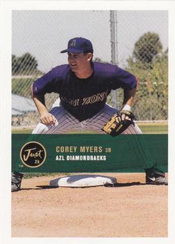 2000 Just #167 Corey Myers Front