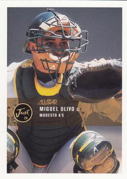 2000 Just #168 Miguel Olivo Front