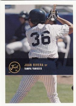 2000 Just #182 Juan Rivera Front