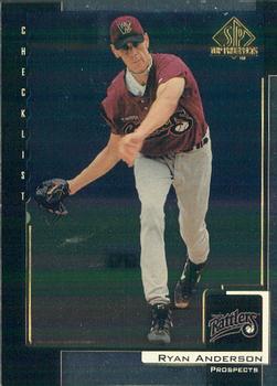 2000 SP Top Prospects #3 Ryan Anderson Front