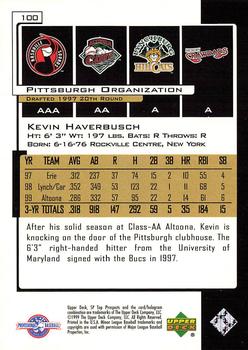 2000 SP Top Prospects #100 Kevin Haverbusch Back