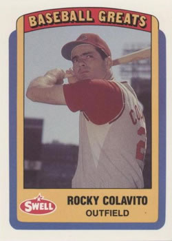 1990 Swell Baseball Greats #119 Rocky Colavito Front