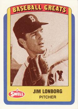1990 Swell Baseball Greats #124 Jim Lonborg Front