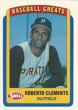 1990 Swell Baseball Greats #20 Roberto Clemente Front