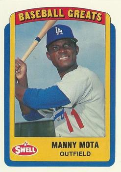 1990 Swell Baseball Greats #26 Manny Mota Front